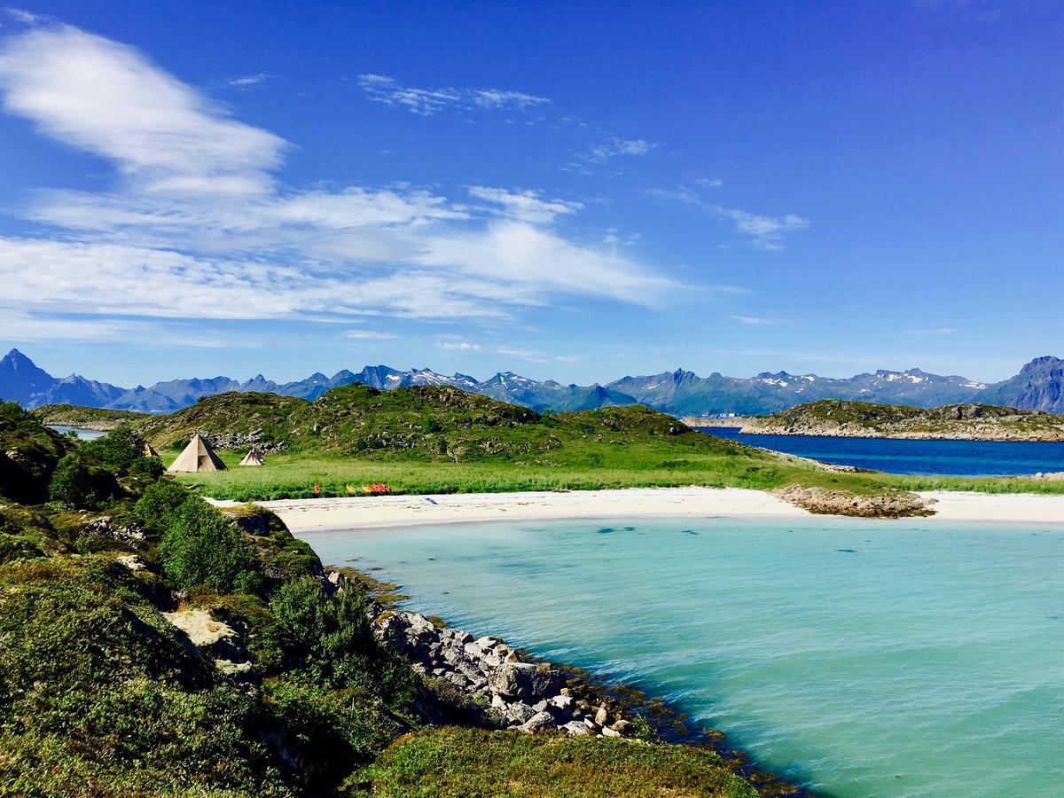 Lofoten Beach Glamping Skrova Luaran gambar